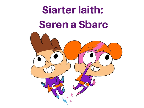 Masgotiaid y Siarter Iaith Mascots
